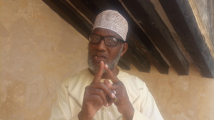 Lamu cleric, elder and historian Mohamed Mbwana