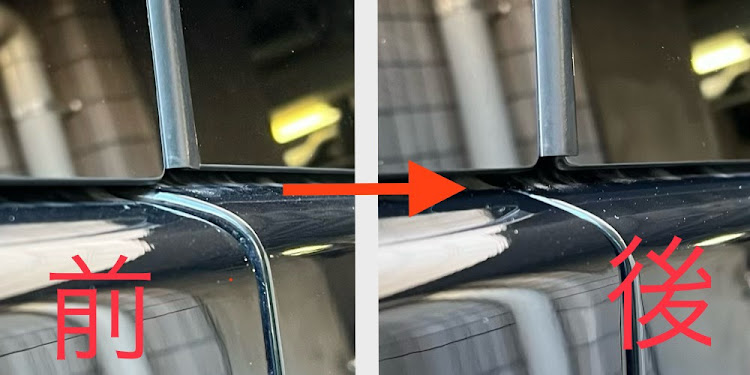 Vクラスのオイル&エレメント交換・リアゲートダンパー交換・リアワイパー交換・ドアチリ調整・ウォッシャーノズル掃除に関するカスタム事例の投稿画像10枚目