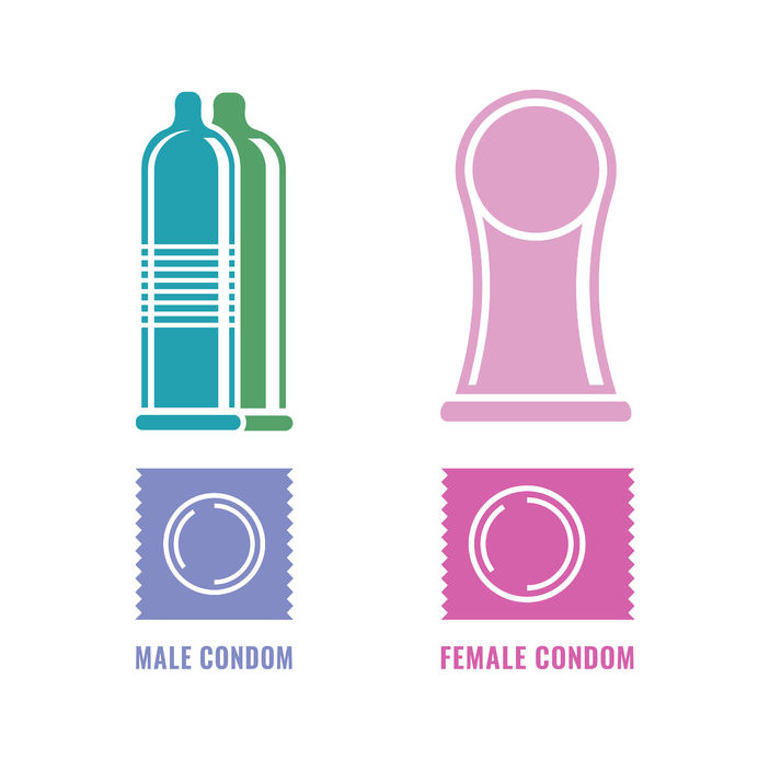 Condoms manufactured and registered for use on a penis and a vagina look different but they work in the same way.