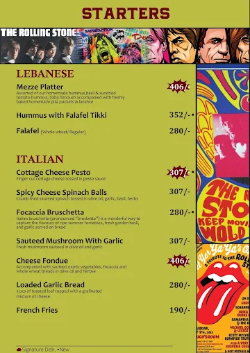 Pepperazzi-The Diner menu 