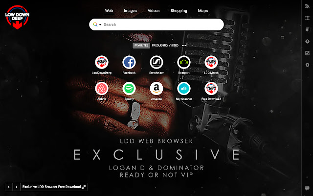 Low Down Deep Official Browser chrome extension