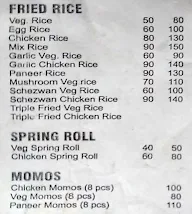 Anna South n Chinese Fast Food menu 4