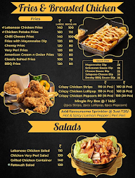 Oho Shawarma menu 1