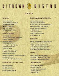 Sit Down Bistro menu 4