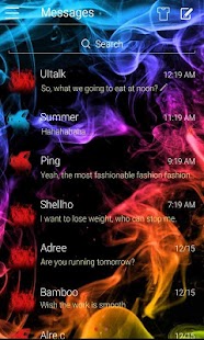 Download (FREE) GO SMS SMOKECOLOR THEME APK