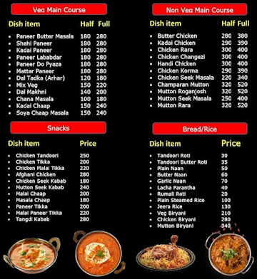 Bullet Cafe & Grillz menu 