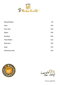 Mr. Hops Brew Cafe and Taproom menu 1