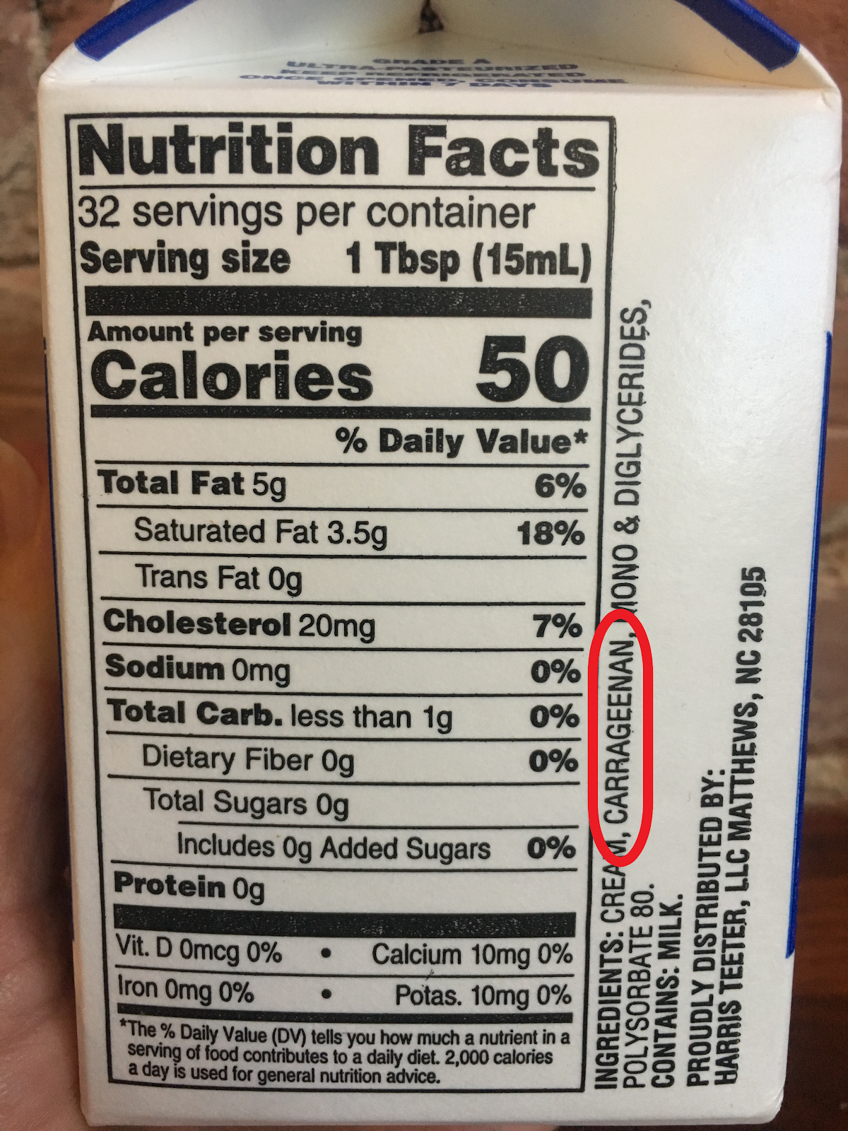 Carrageenan: Get out of my food!