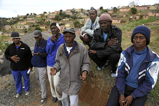 Some of the 167 former employees of Zikhulise Cleaning Maintenance & Transport who are owed more than R425,000 by Shauwn Mpisane.