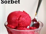 Raspberry Sorbet was pinched from <a href="http://www.onehundreddollarsamonth.com/recipe-how-to-make-raspberry-sorbet-2/" target="_blank">www.onehundreddollarsamonth.com.</a>