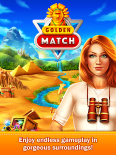 Golden Match 3 Puzzle Game - Real treasure hunter