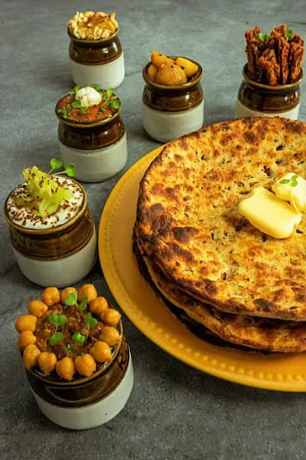 Mushroom & Cheese Kulcha