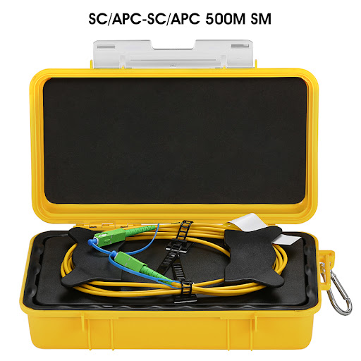 Title 5, OTDR Fiber Tester SC/APC Test Extension Cable F...