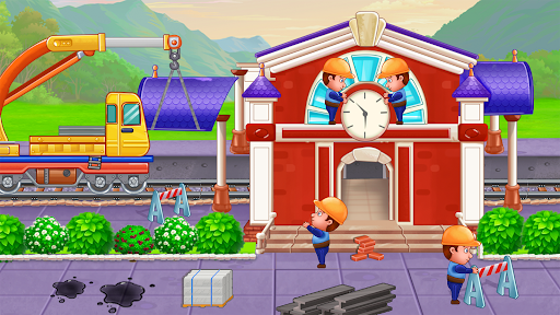 Screenshot Truck wash train builder game