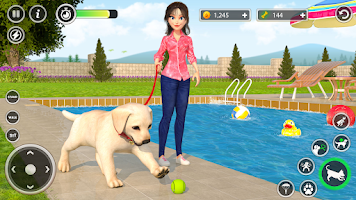 Dog Simulator Pet Dog Games 3D Screenshot