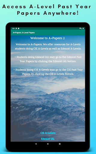 APapers A-Level Papers - CIE  Edexcel