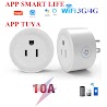 Ổ Cắm Wifi Hẹn Giờ Bật Tắt App Smart Life Hoặc Tuya 10A 2200W Công Tắc Điều Khiển Từ Xa Ổ Cắm Hẹn Giờ Công Tắc Hẹn Giờ