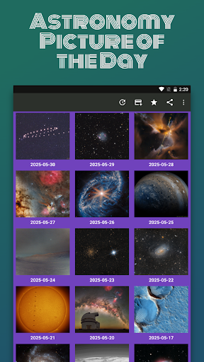 Screenshot Astronomy Picture of the Day