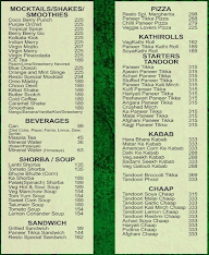 Restro Yaaar menu 5