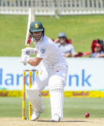 AB de Villiers of South Africa in partnership during day 4 of the 2nd Sunfoil Test match between South Africa and India at SuperSport Park on January 16, 2018 in Pretoria.