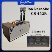 Loa Xách Tay Karaoke Cs 452R, Công Suất 150W, 2 Micro - Nghe Nhạc Hay - Karaoke Cũng Hay - Kiểu Dáng Sang Trọng - Phù Hợp Mọi Không Gian