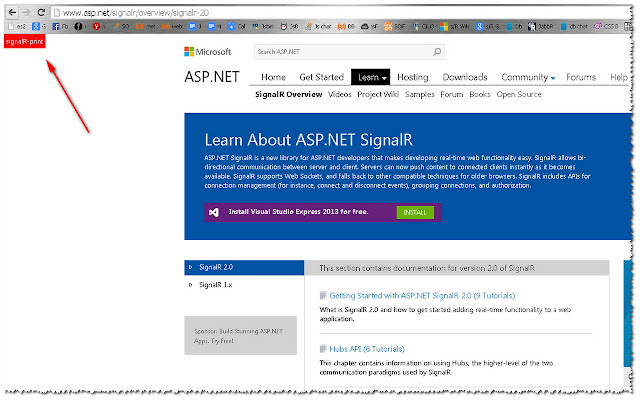 signalR-Print: print signalR documentation chrome extension