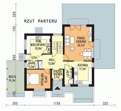 WB-3327 - Rzut parteru