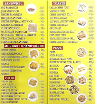 Murugan Sandwich menu 1