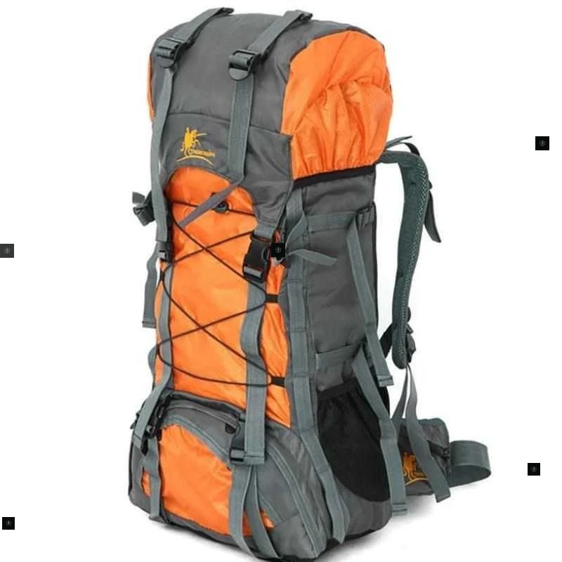 Title 2, Mochila de senderismo impermeable 60L para homb...