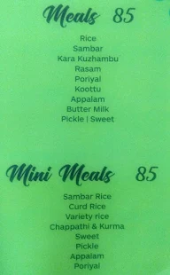 Hotel Sri Vembu Bhavan menu 7