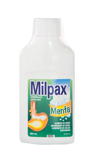 Milpax Menta Bicarbonato de Sodio + Alginato Farmacol Frasco x 360 ml