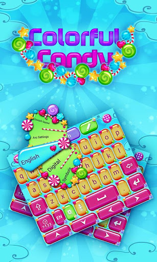 Colorful Candy Keyboard Theme