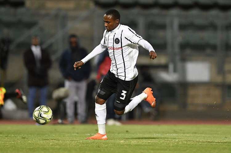 Thembinkosi Lorch of Orlando Pirates during the Absa Premiership match last season. The player is accused of assault by his lover.