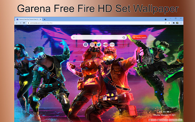 Garena Free Fire Wallpapers and New Tab