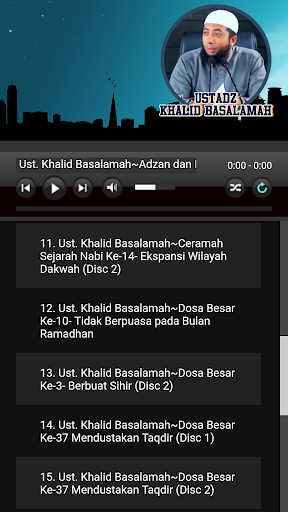 Audio Ceramah Ustadz Khalid Basalamah