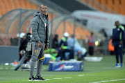 Interim coach Arthur Zwane during the DStv Premiership match between Kaizer Chiefs and Marumo Gallants FC at FNB Stadium.