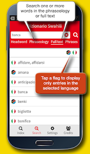 Swahili-Italian Dictionary - náhled