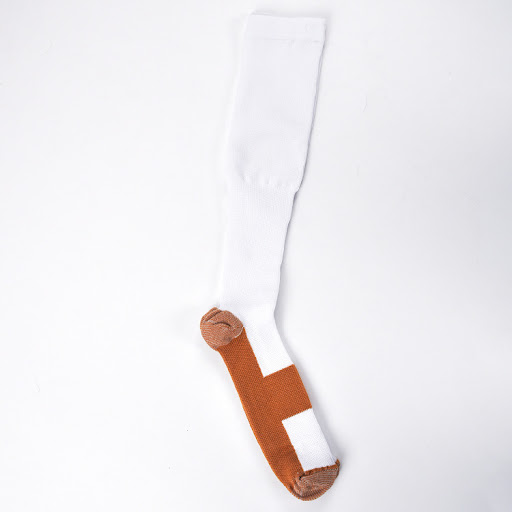 Title 5, Nylon compression stockings for improved circul...