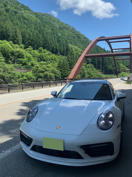 911 クーペの992carrera・水明館・下呂温泉に関するカスタム事例の投稿画像1枚目