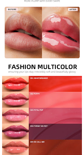 Title 8, Polypeptide Lip Gloss Yellow Oil Moisturizing L...