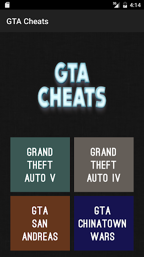 Cheats For GTA