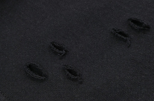 Title 4, Retro Washed Long Sleeve Embroidered Half Colla...
