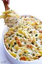 Chicken Alfredo Baked Ziti was pinched from <a href="http://www.gimmesomeoven.com/chicken-alfredo-baked-ziti-recipe/" target="_blank">www.gimmesomeoven.com.</a>
