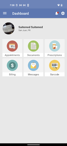 Screenshot MEC Patient App