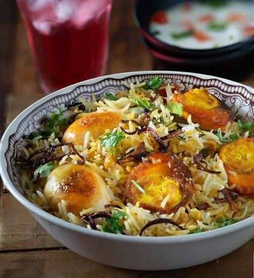 Egg Dum Biryani [1/2 Kg / 4 Eggs)