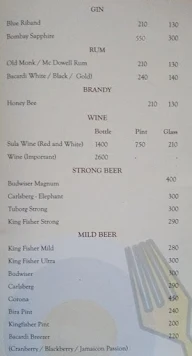 Rahul Restaurant & Bar menu 4