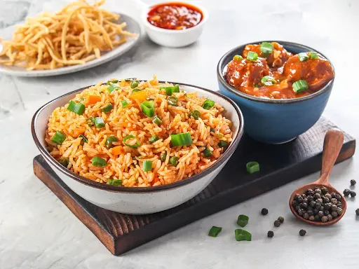 Triple Schezwan Fried Rice