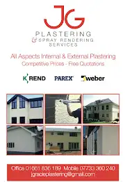 J G Plastering Logo