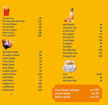 Mine Cafe menu 