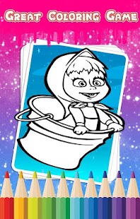 соlоring bооk fоr mаѕhа аnd thе bеаr - náhled